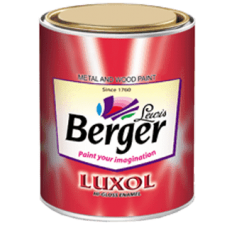 BERGER LUXOL HI-GLOSS ENAMEL-SIGNAL RED-01 LTR