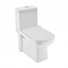 Essco by Jaquar  - Aspire (AIS-WHT-101851S220SPPSM)-SINGLE PIECE WC WITH PP SOFT CLOSE SLIM