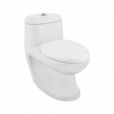 Essco by Jaquar  - Cosmo (CMS-WHT-103851S220SPP)-SINGLE PIECE WC WITH PP SOFT CLOSE SEAT COVER