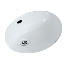 Jaquar Continental (CNS-WHT-705)-Under Counter Oval Basin, Size: 595x420x200 mm