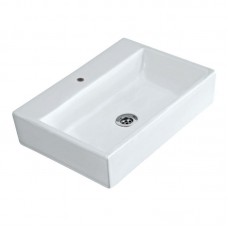 Jaquar Florentine (FLS-WHT-5931)-Table Top Basin,  Size: 515x365x120 mm