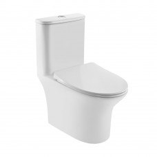 Jaquar Fusion (FSS-WHT-29853S300UFSM)-Rimless Single Piece-WC with UF soft close slim seat cover