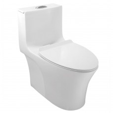 Jaquar Ornamix (ONS-WHT-10853S300UFSM)-Rimless Single Piece WC with UF soft close slim seat cover